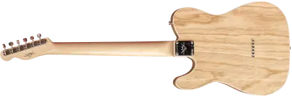 Wooden Guitar Design with Natural Texture