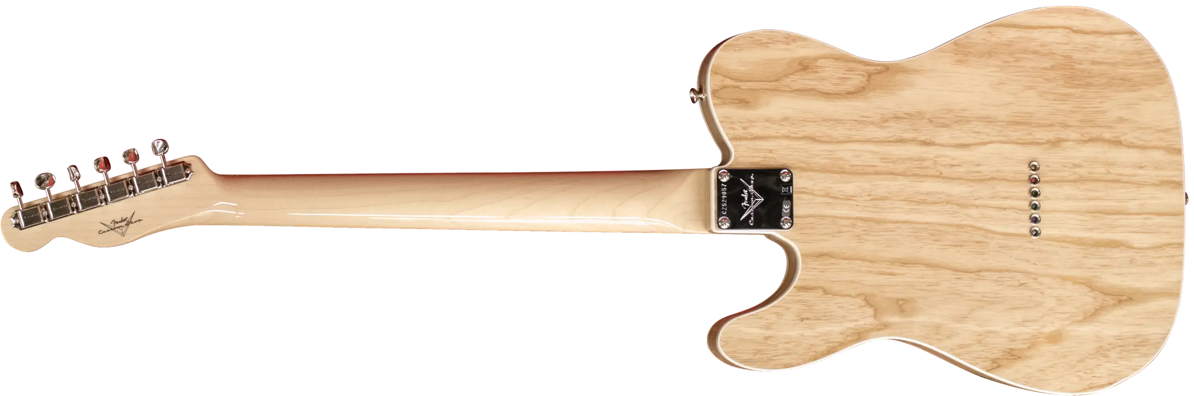 Wooden Guitar Design with Natural Texture