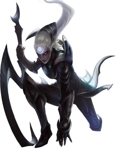 Dark Female Warrior with Scythe