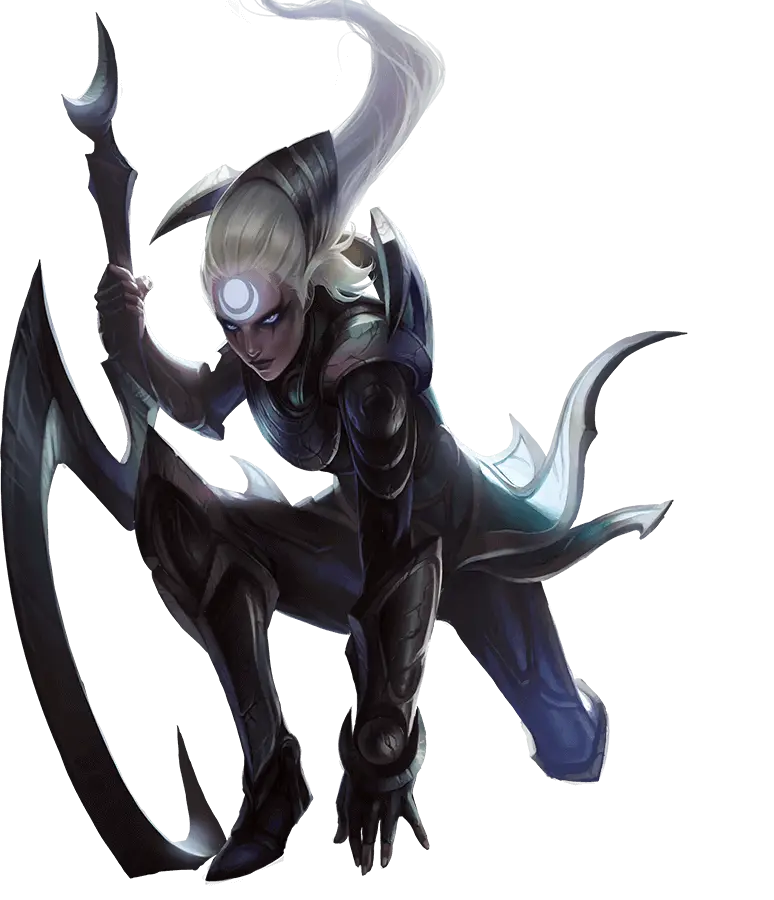 Dark Female Warrior with Scythe