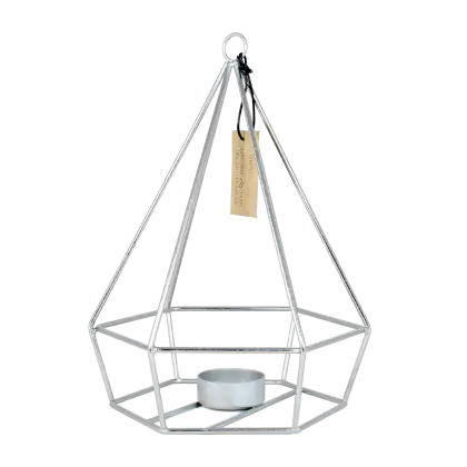 Geometric Metal Candle Holder