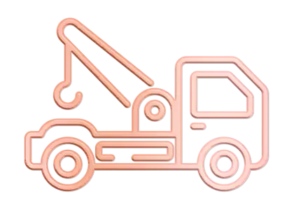 Abstract Tow Truck Outline Design