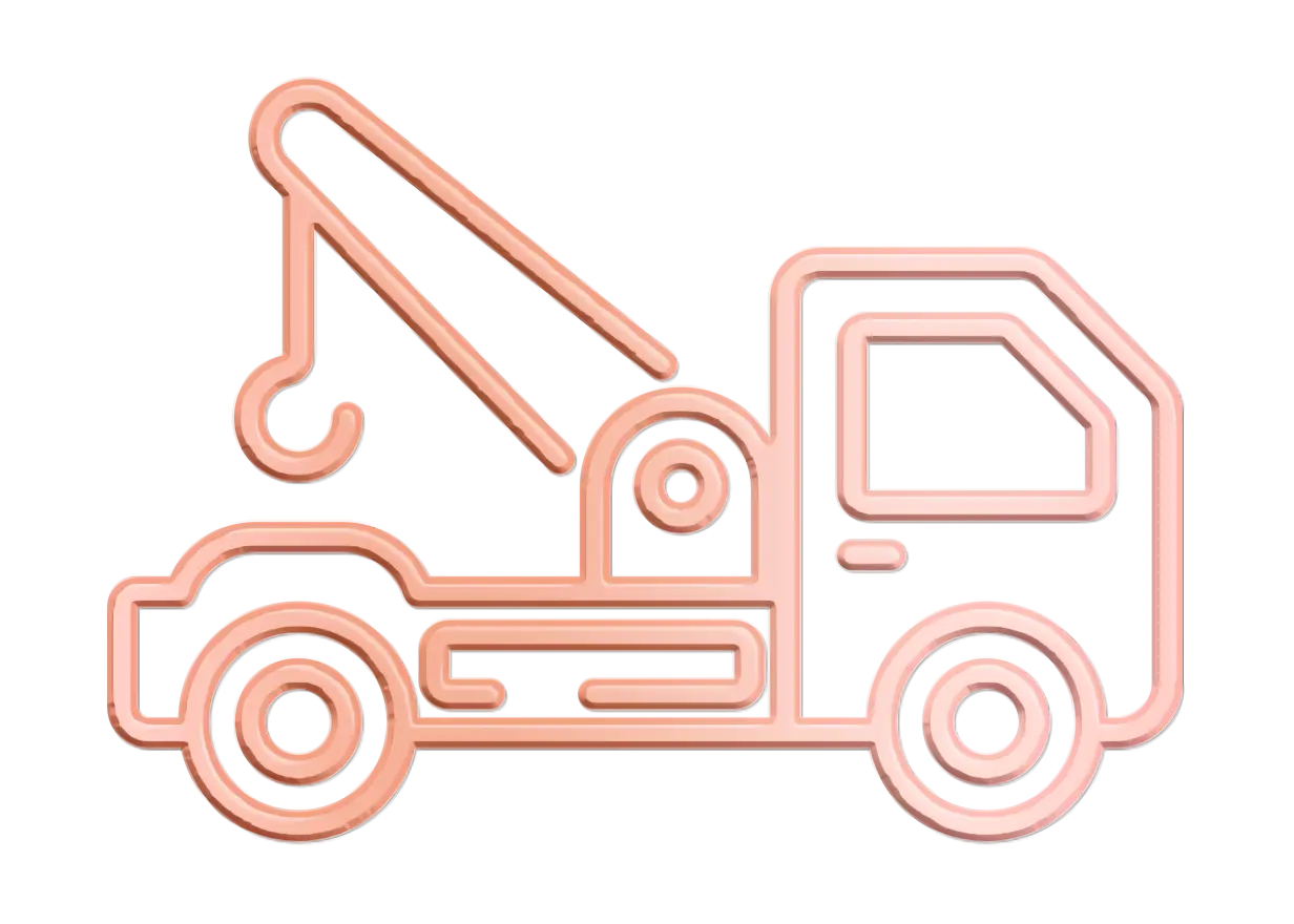 Abstract Tow Truck Outline Design