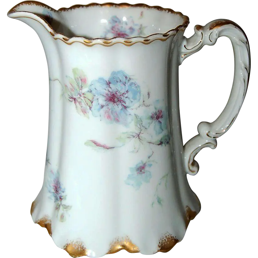Vintage Floral Porcelain Jug