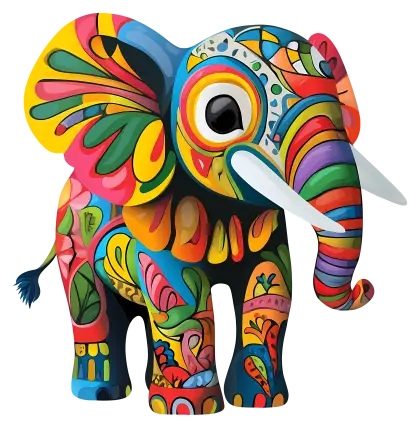 Colorful Elephant