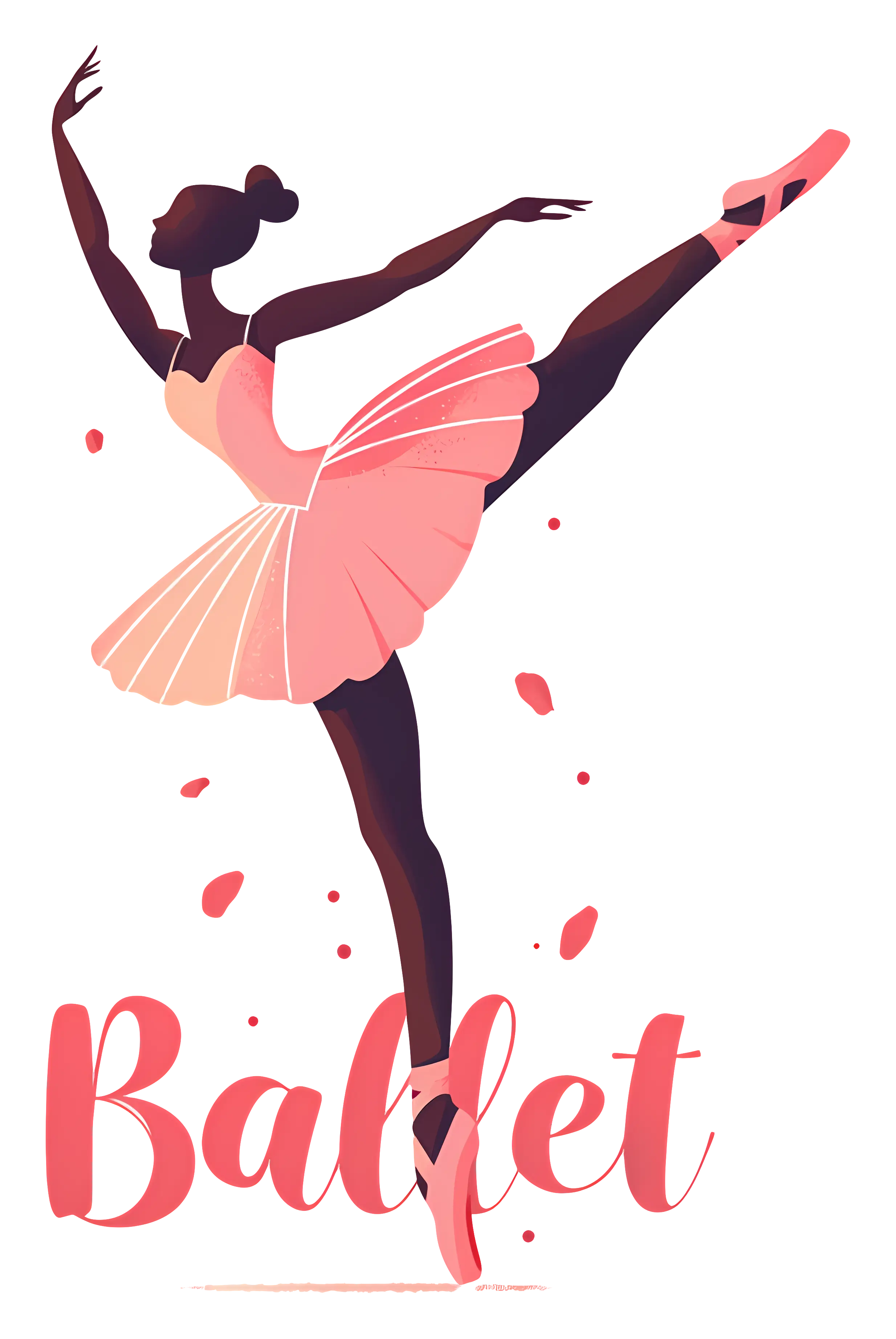 Elegant Ballet Dancer in Pink Tutu Performance