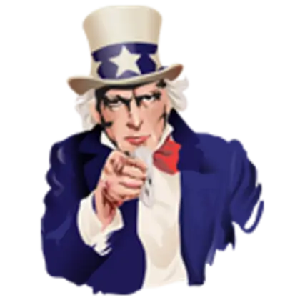 Patriotic Character Illustration for Motivation