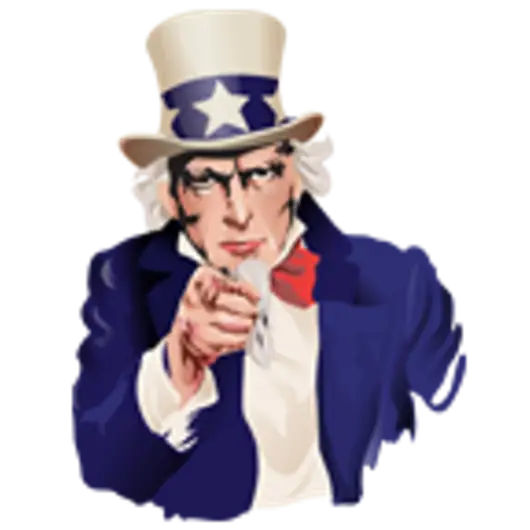 Patriotic Character Illustration for Motivation