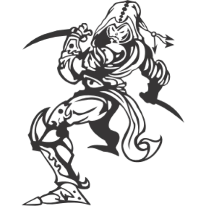 Ninja Warrior Illustration