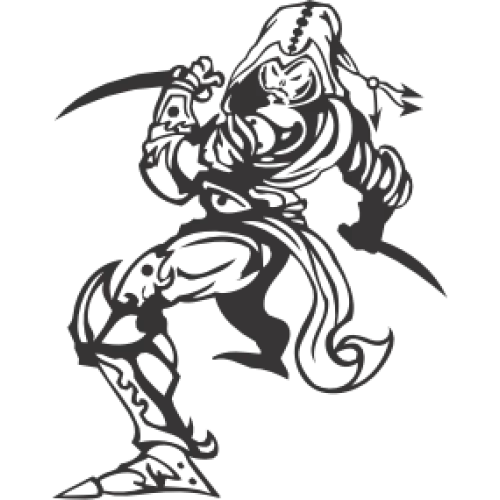 Ninja Warrior Illustration