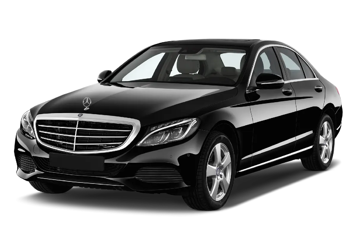 Luxury Black Sedan Automobile Illustration