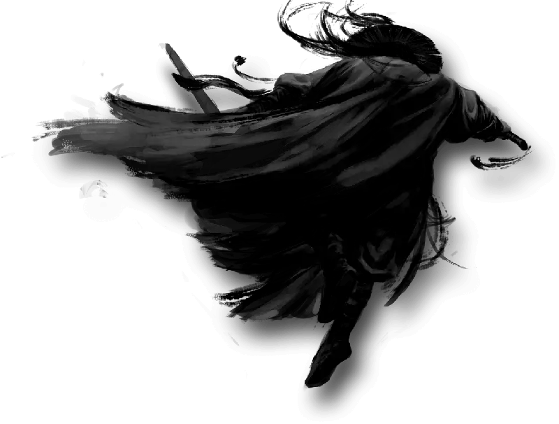 Mysterious Cloaked Figure