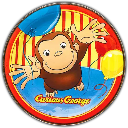 Curious George with Balloons