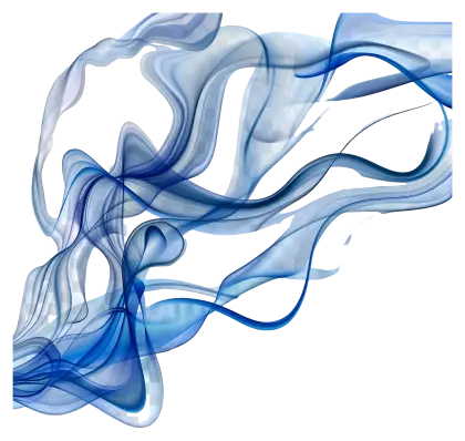 Blue Abstract Smoke Design