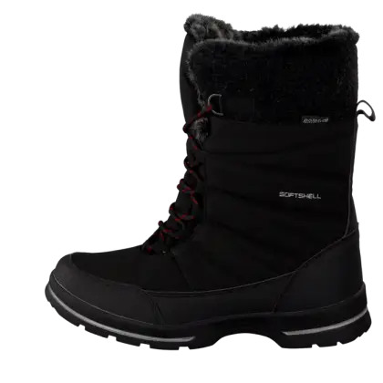 Black Softshell Winter Boot with Comfortable Padding