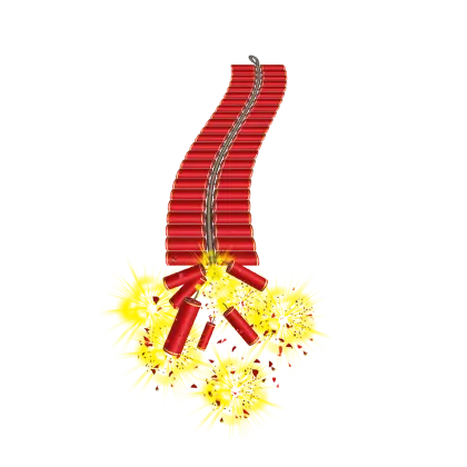 Firecrackers with Explosions
