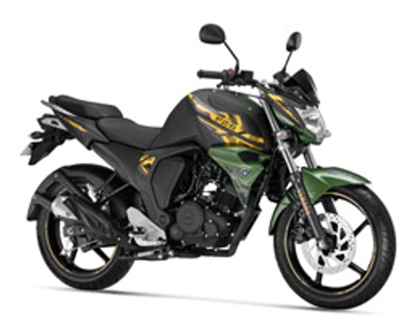 Green Sports Motorcycle