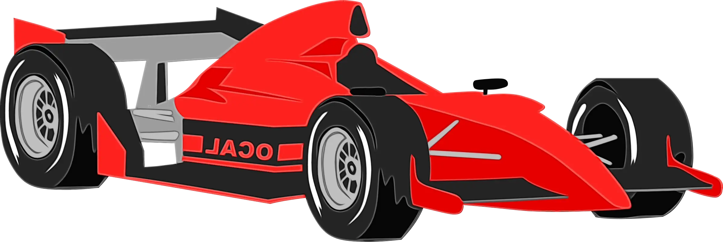 Red Racing Car
