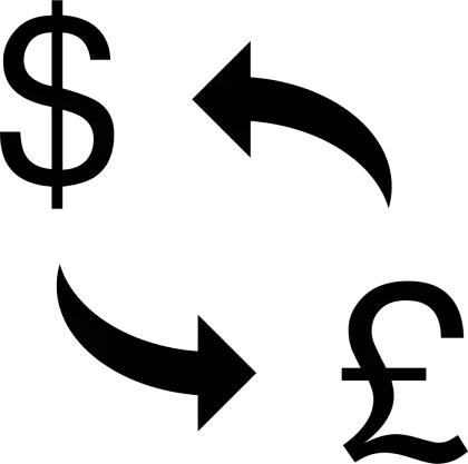 Currency Exchange Symbol Illustration