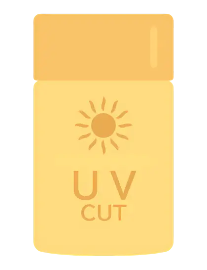 Yellow Sunscreen Bottle