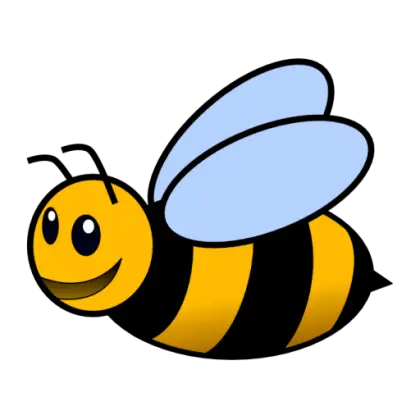 Cute Cartoon Bee Illustration