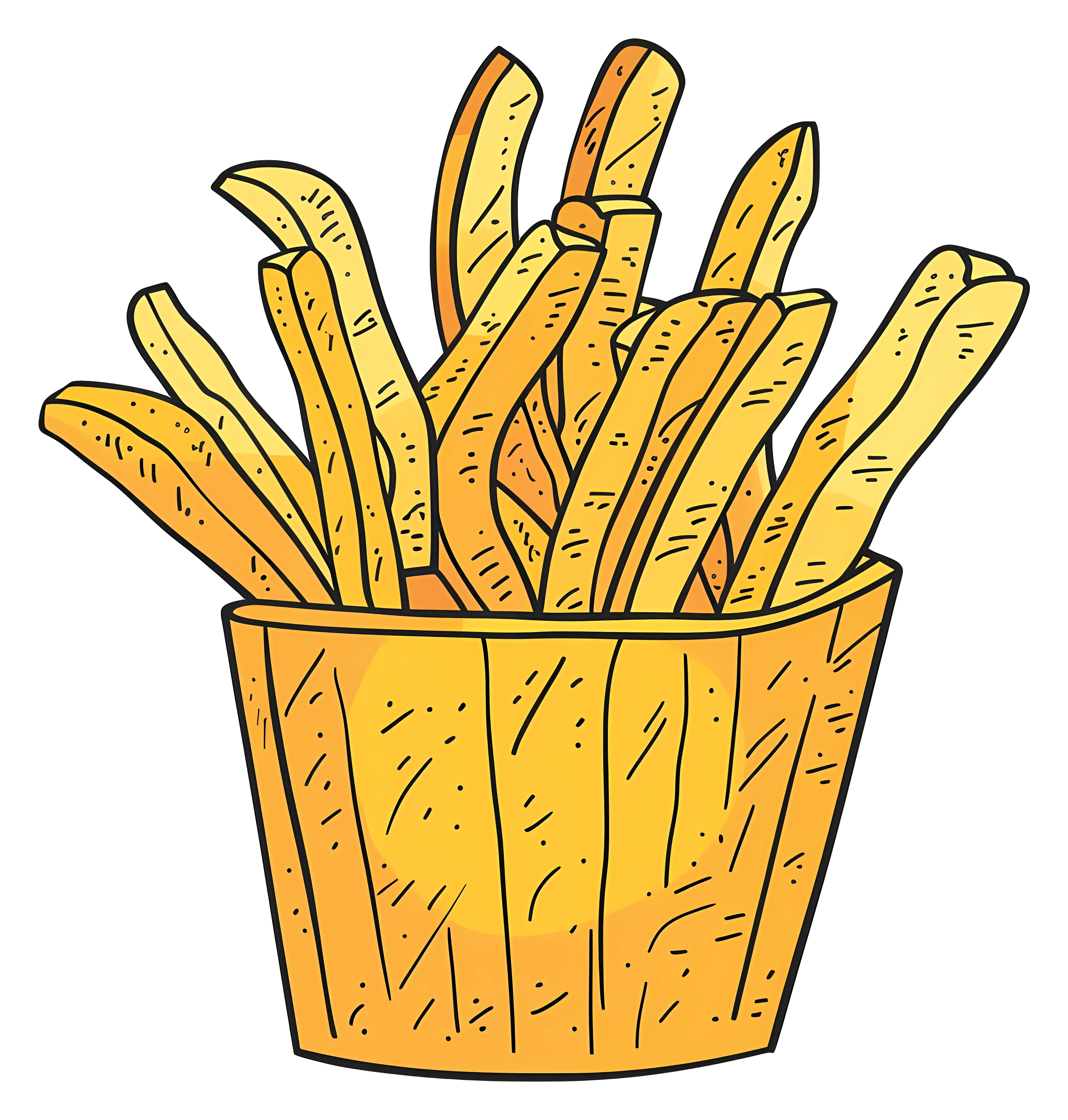 Box of Crispy Golden French Fries