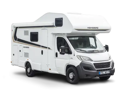 Modern White Camper Van