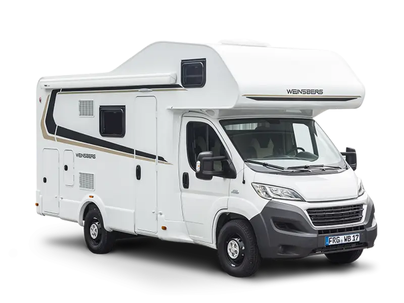 Modern White Camper Van
