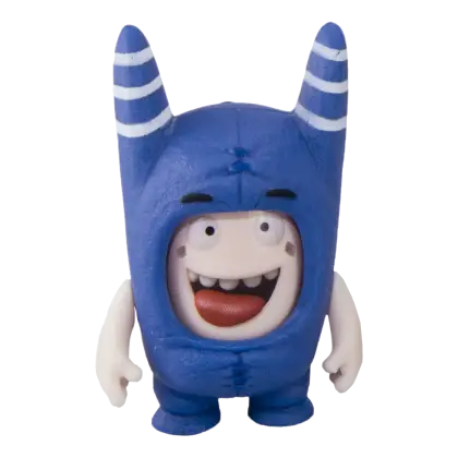 Blue Cartoon Character