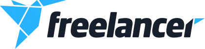 Freelancer Logo with Blue Vector Design