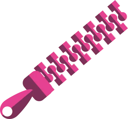 Pink Zipper for Clothing