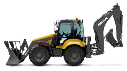 Yellow and Black Excavator for Heavy Lifting