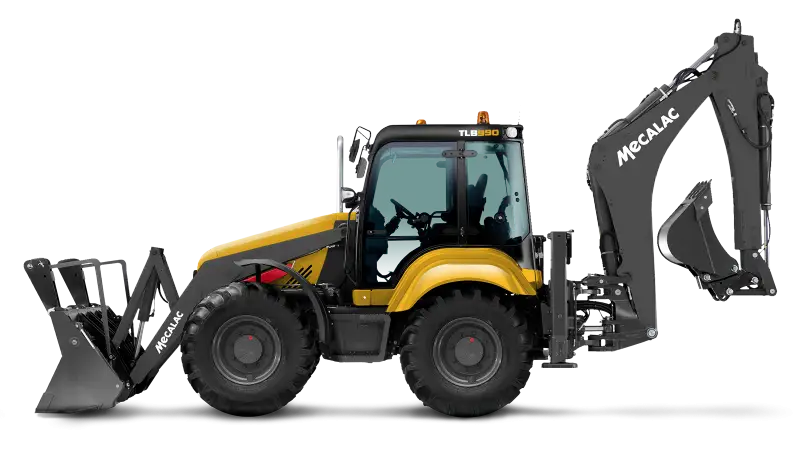 Yellow and Black Excavator for Heavy Lifting