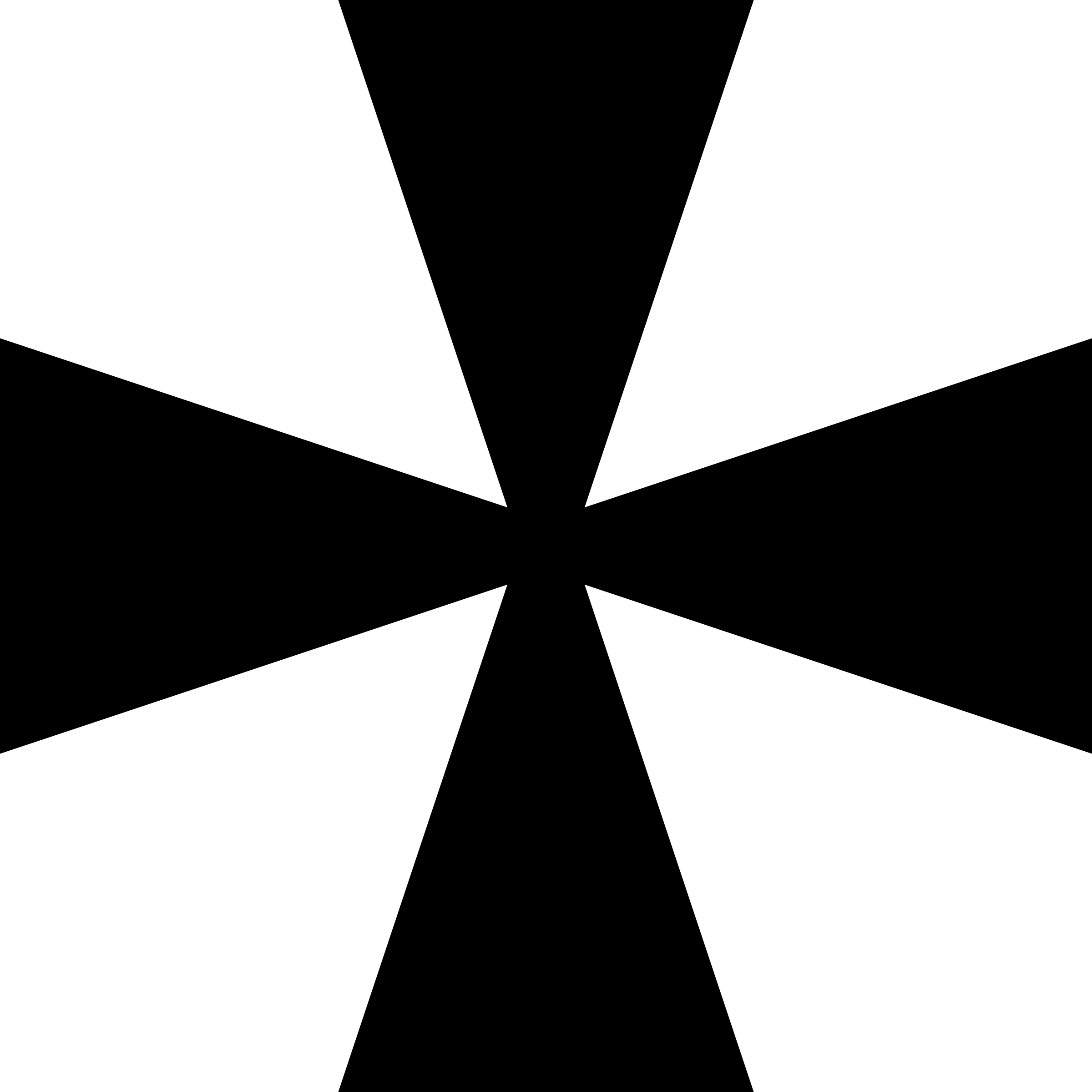 Black and White Cross Design