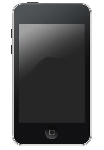 Black Smartphone With Blank Screen
