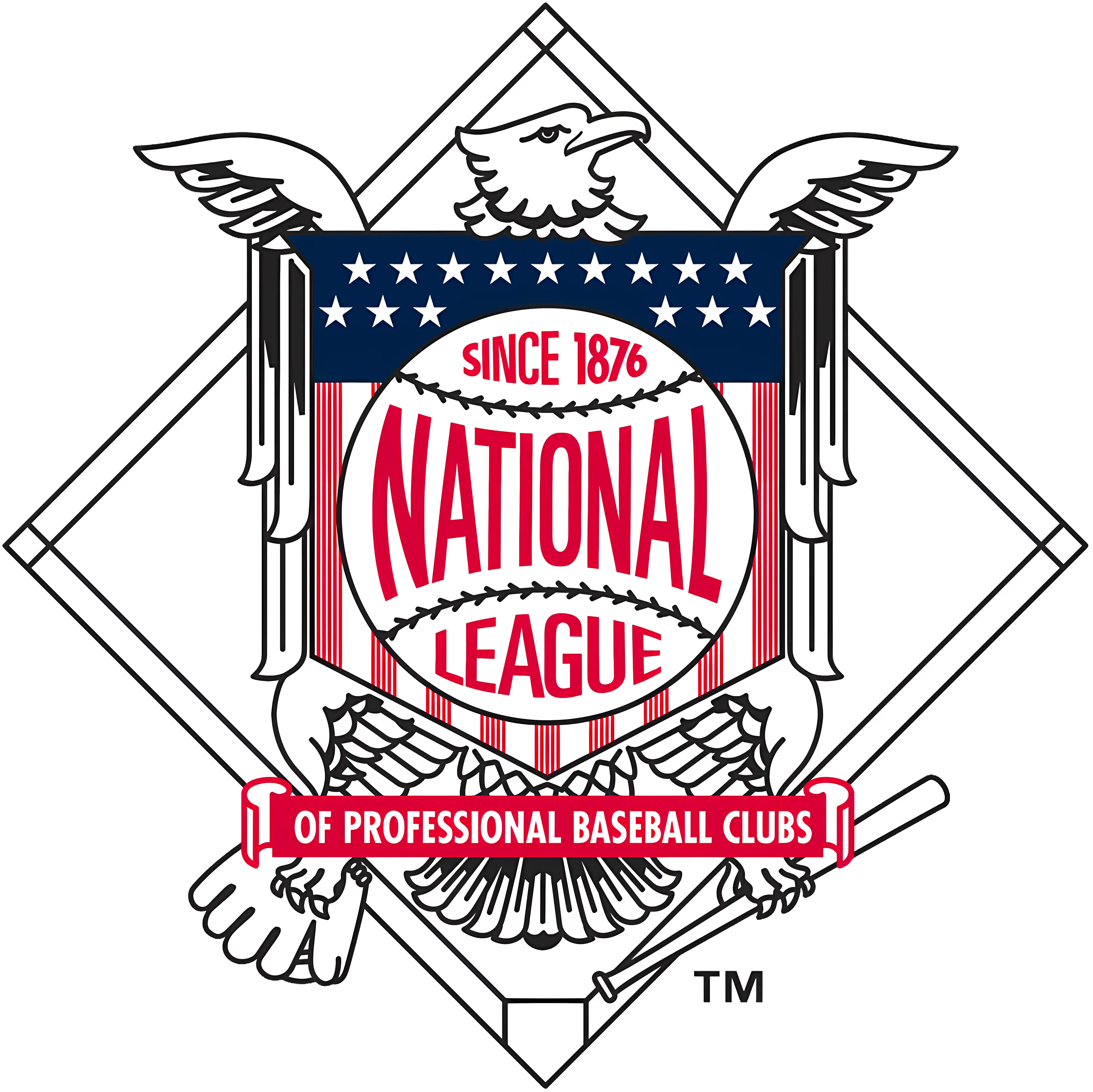 National League Baseball Logo
