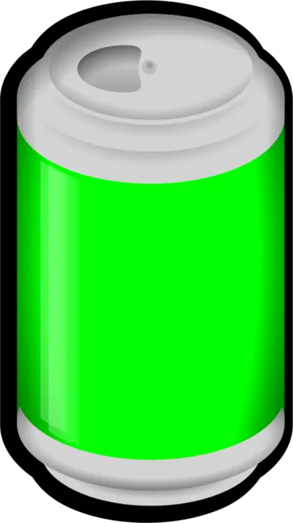 Green Can of Soda