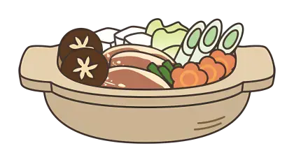 Hot Pot with Vegetables and Meat