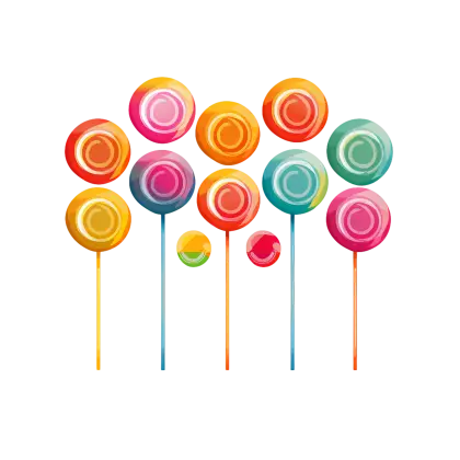 Colorful Lollipops
