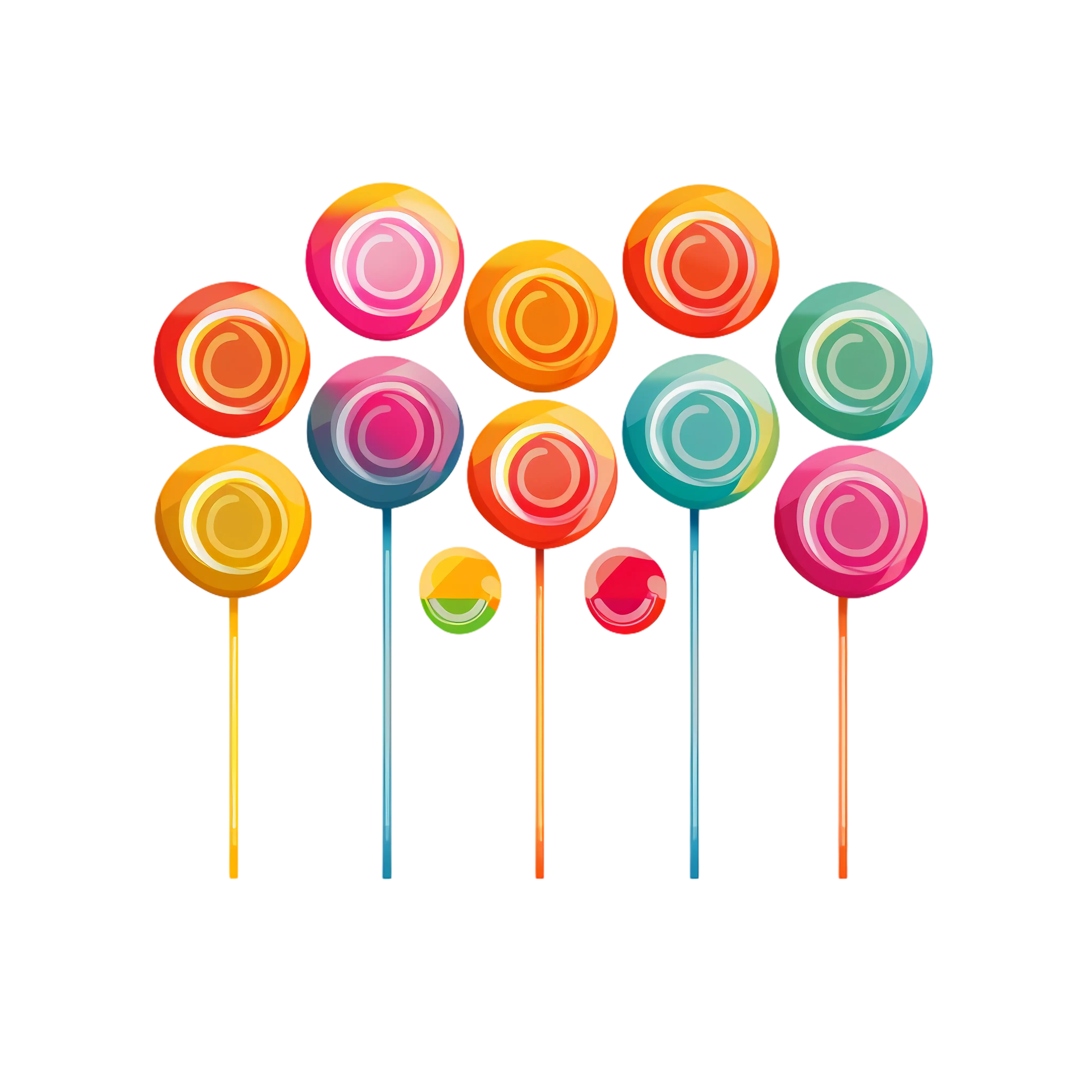 Colorful Lollipops