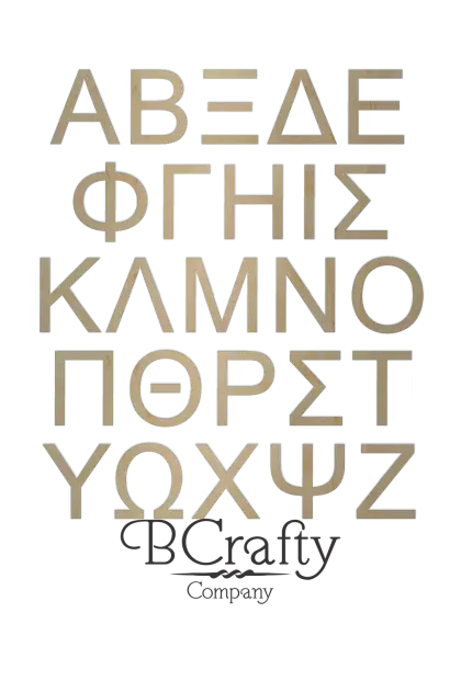 Greek Alphabet Letters