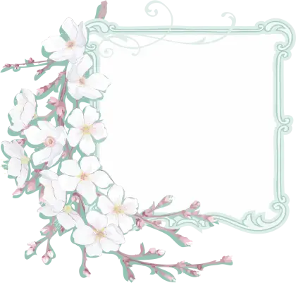 Elegant Floral Frame