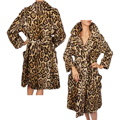 Leopard Print Fashion Coat