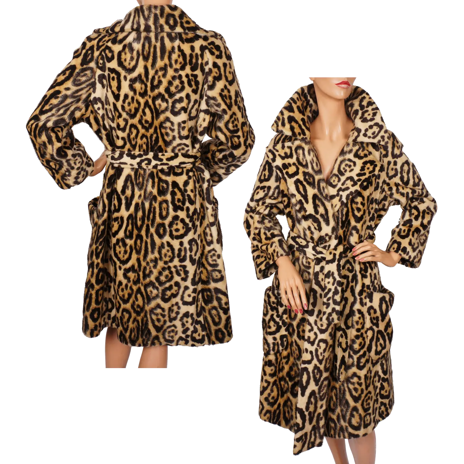 Leopard Print Fashion Coat