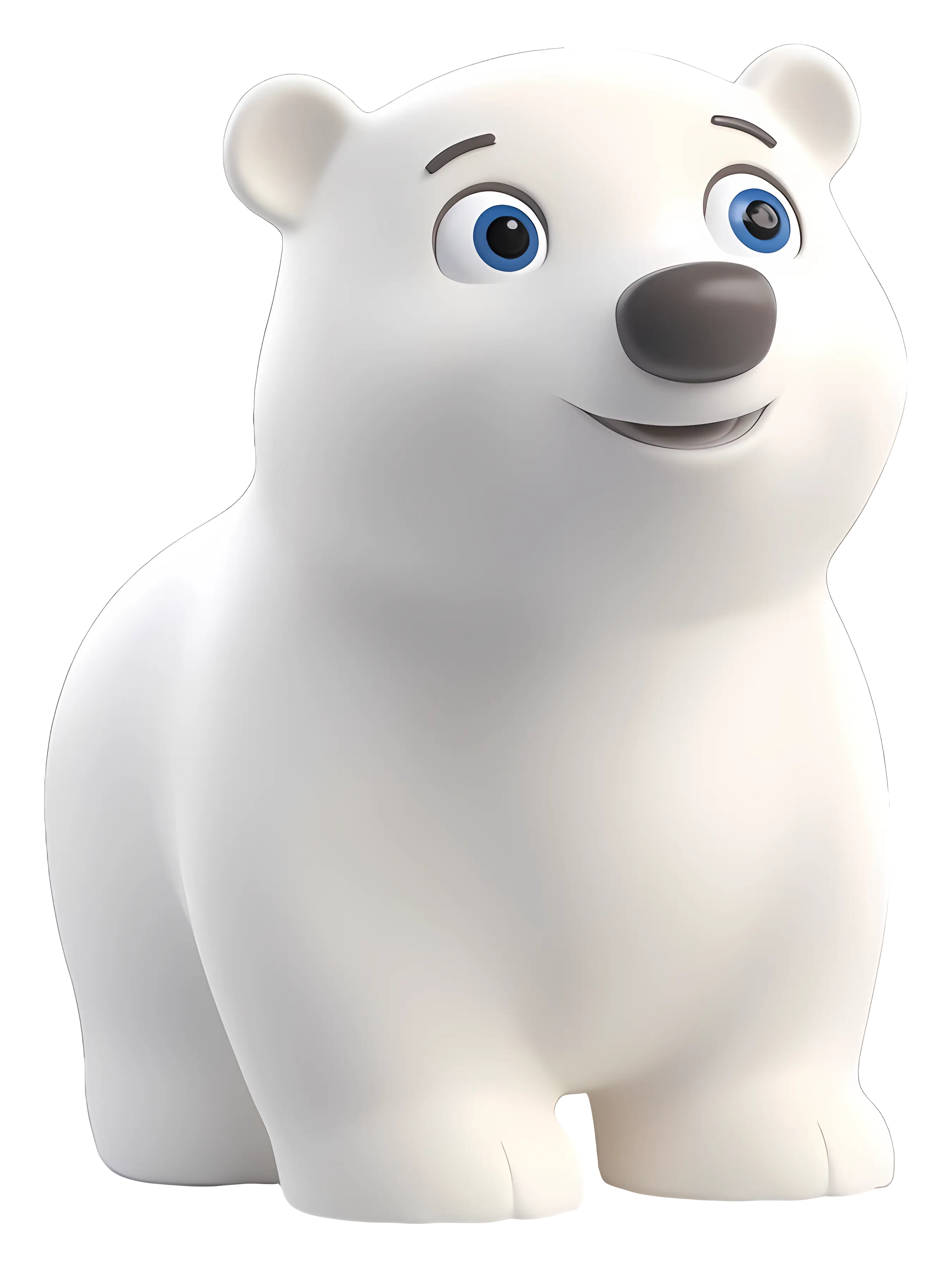 Cute Cartoon Polar Bear