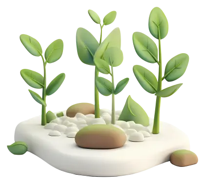 Green Plants and Leaves