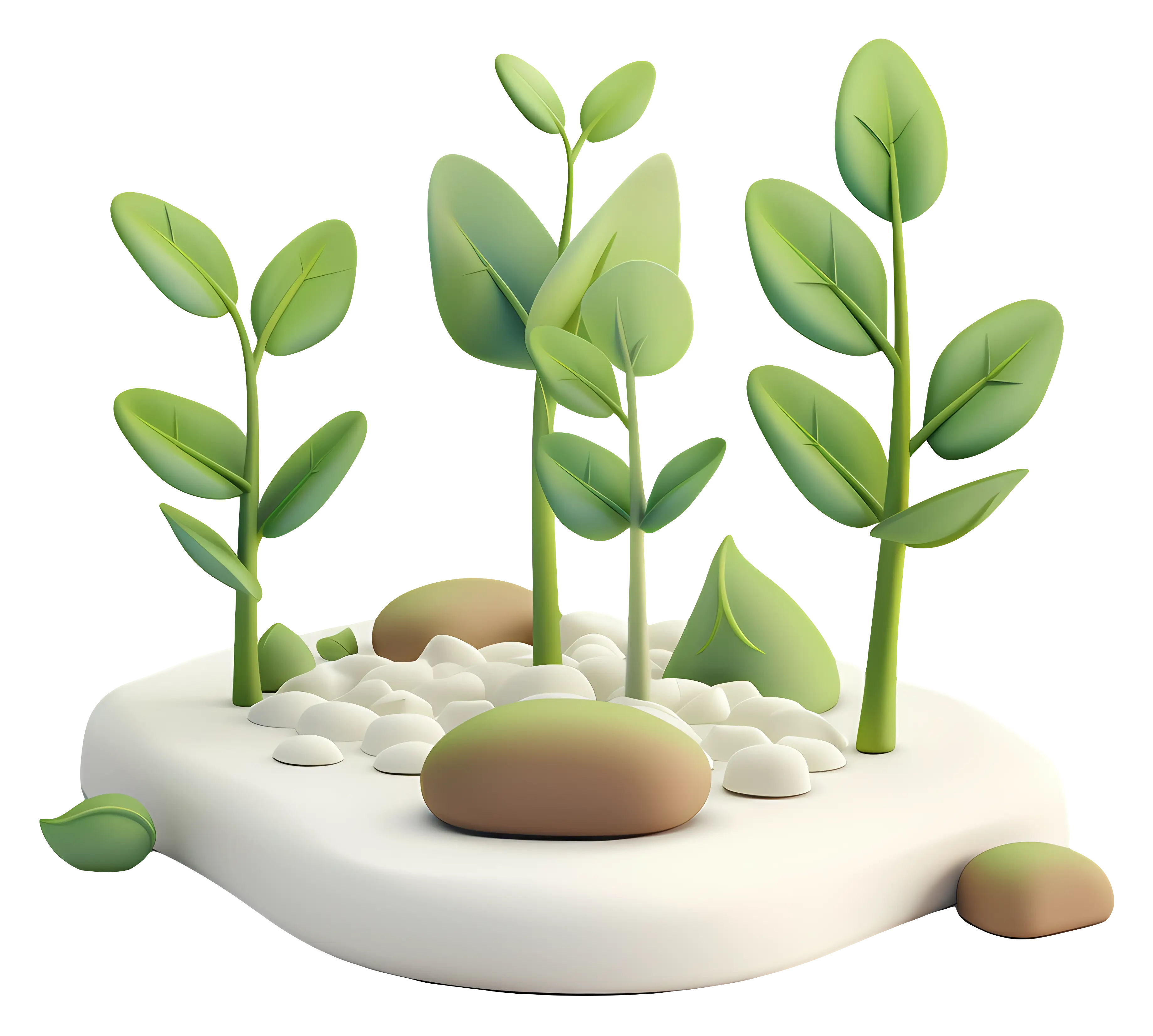 Green Plants and Leaves