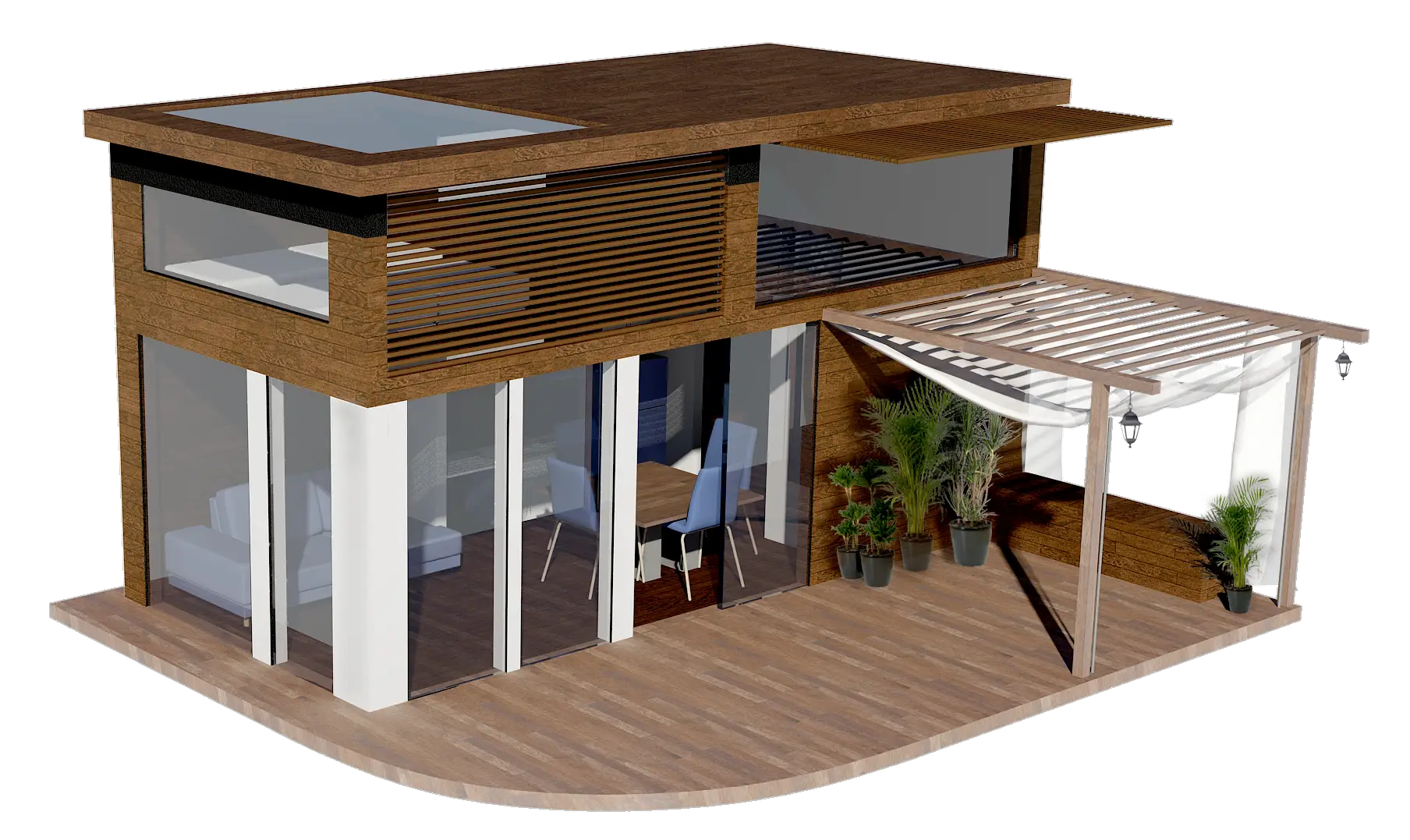 Modern Two-Story House Design