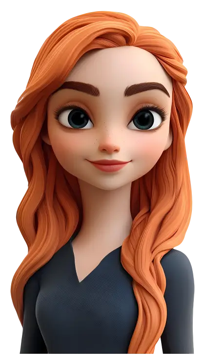3D Redhead Animation