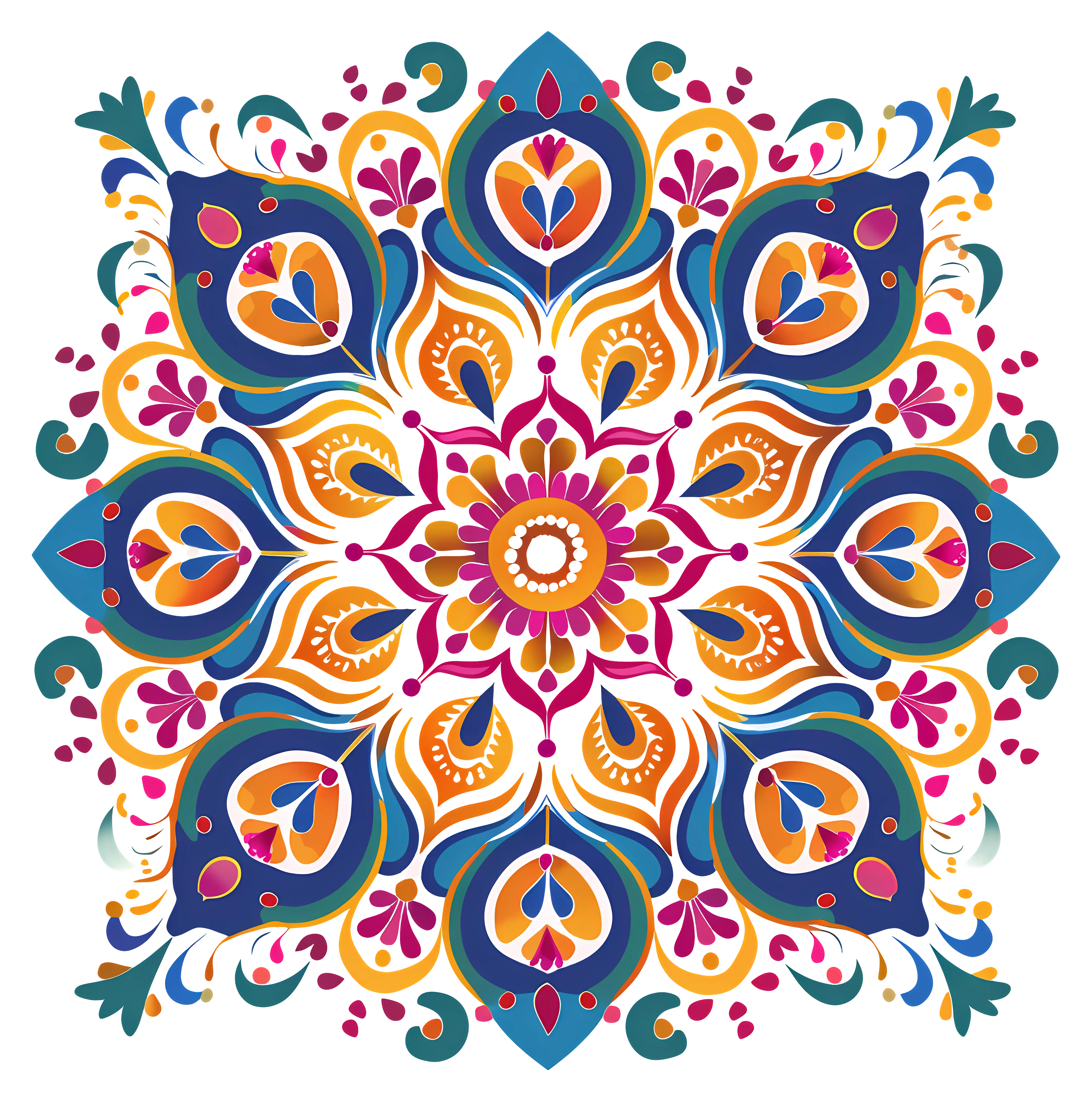 Colorful and Vibrant Mandala Artwork